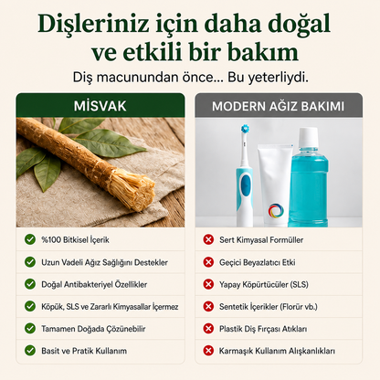 Doğal Misvak Diş Fırçası