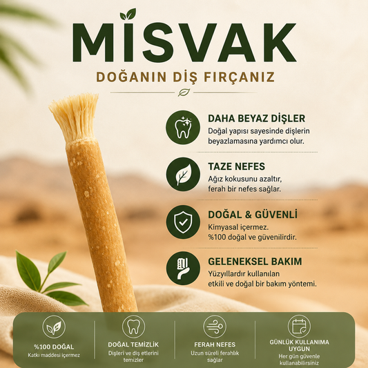 Doğal Misvak Diş Fırçası